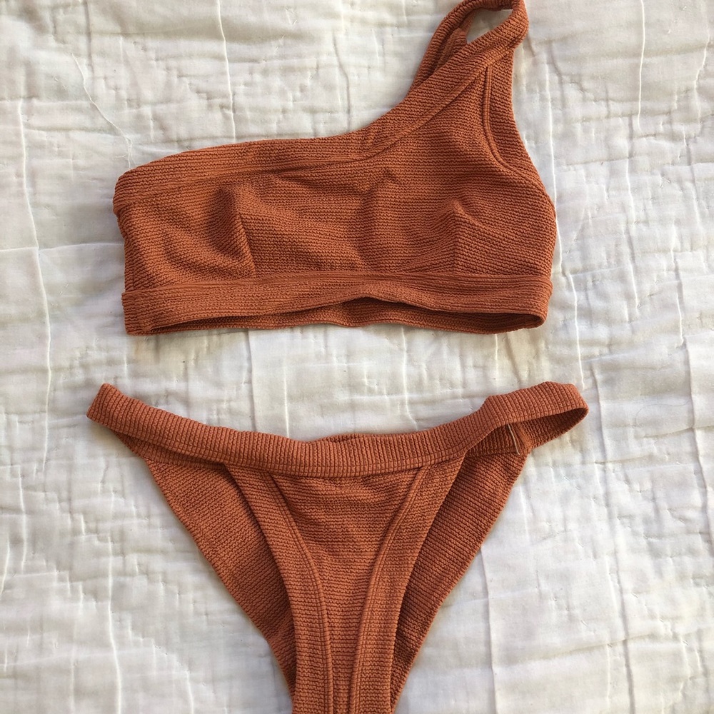 Kopper & Zink One Shoulder Bikini Set